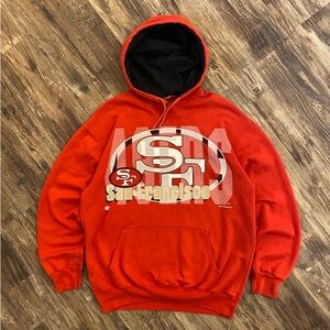 Vintage 1995 San Francisco 49ers Spellout Hoodie